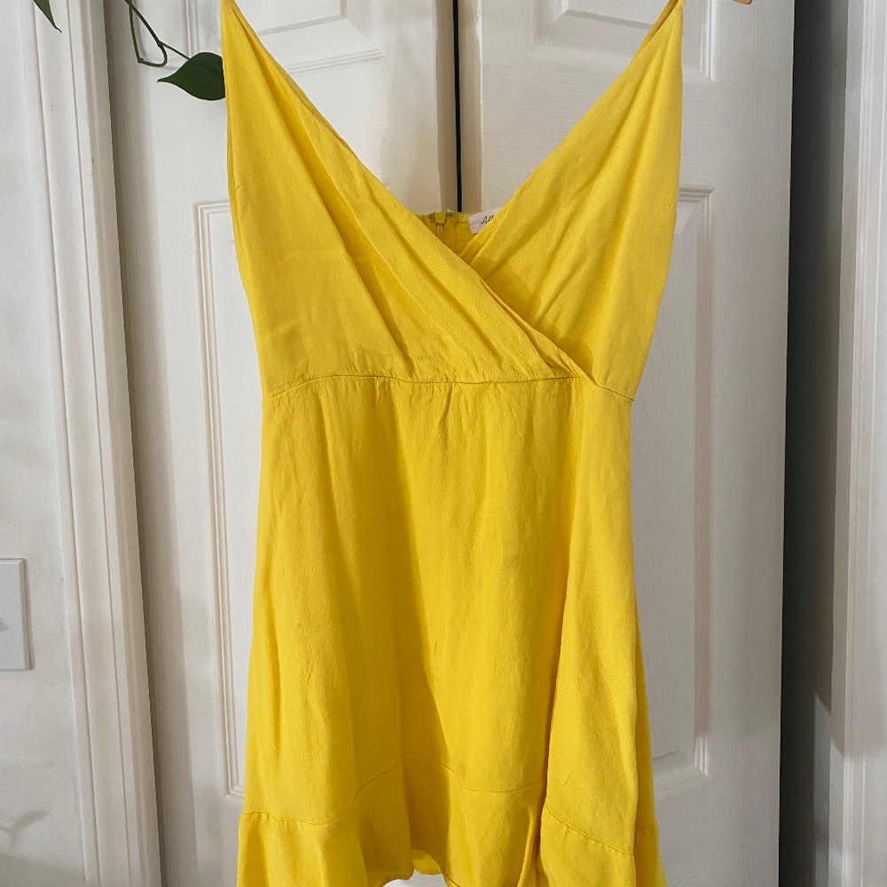 All in Favour Yellow Dress